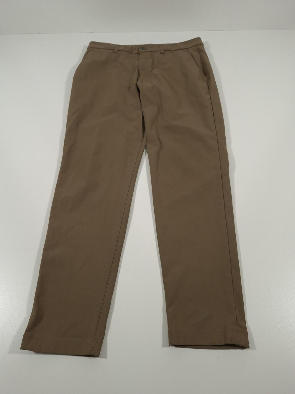 Lululemon Commission Pants Mens 32x30 Brown Chino Classic Fit Casual LM5A04S